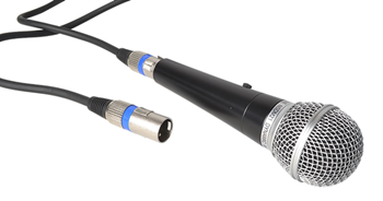 Vocal Microphone Dynamic , Metal Body With Switch - Supplied With Cable